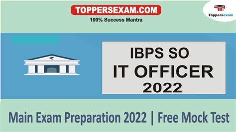 IBPS SO IT OFFICER Prelims Free Mock Test Pattern 2022 Best Books