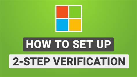 How To Enable Two Step Verification On Microsoft Account Set Up