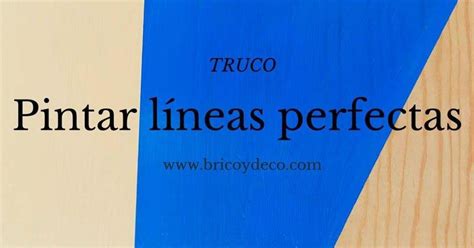 Truco Para Pintar L Neas Perfectas Con Cinta De Carrocero Bricolaje