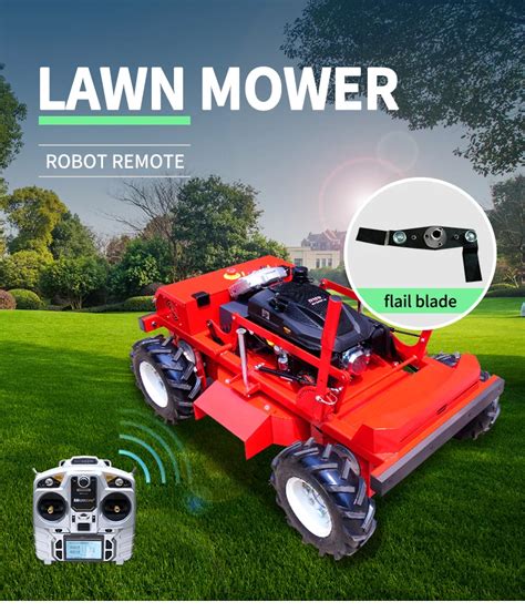 Cordless Lawn Mowers Automatic Lawn Robot Remote Control Lawn Mower For