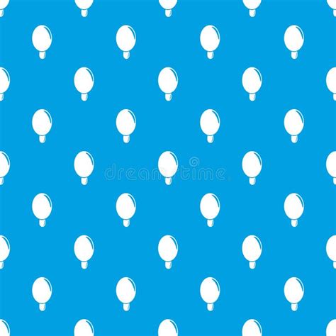 Circle Ice Cream Pattern Vector Seamless Blue Stock Vector