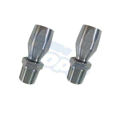 Reusable Npt Thread Hydraulic Male Hose Fitting