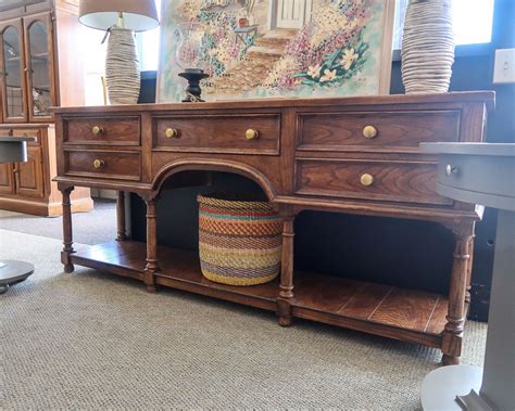 Oak Sideboard with Drawers | New England Home Furniture Consignment