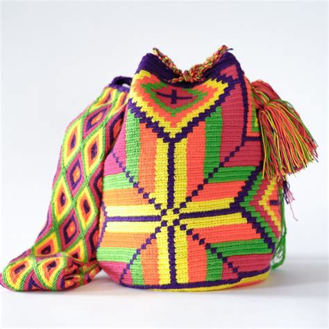 Handmade Wayuu Boho Bags Wayuu Tribe Crochet Patterns Fair Trade