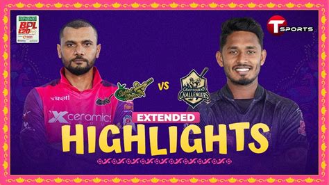 Extended Highlights Sylhet Strikers Vs Chattogram Challengers Bpl