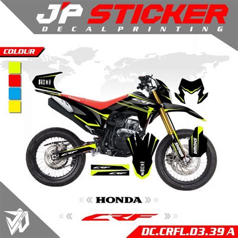 Jual Decal CRF 150L Full Body Decal Stiker Atau Sticker CRF 150L Desain