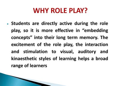 Ppt Role Play As A Teaching Method Powerpoint Presentation Free