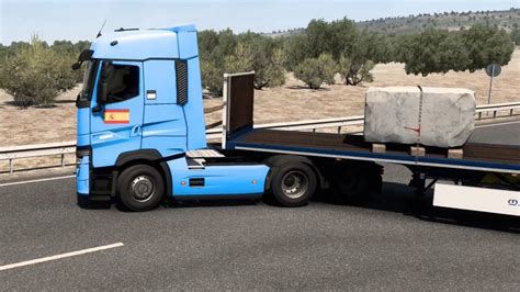 Ets Iberia Dlc Renault Trucks T Evolution Transporting Marble From