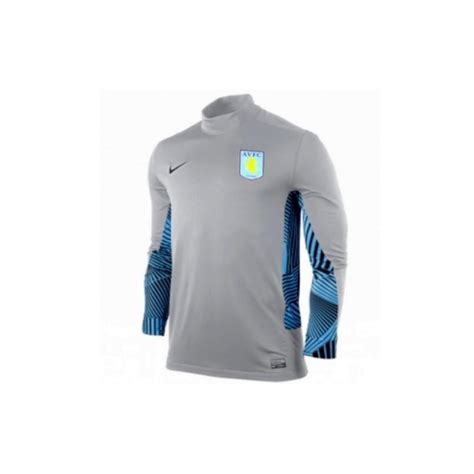 Aston Villa FC goalkeeper Jersey Away 11/12 Player Issue Nike-gray race ...