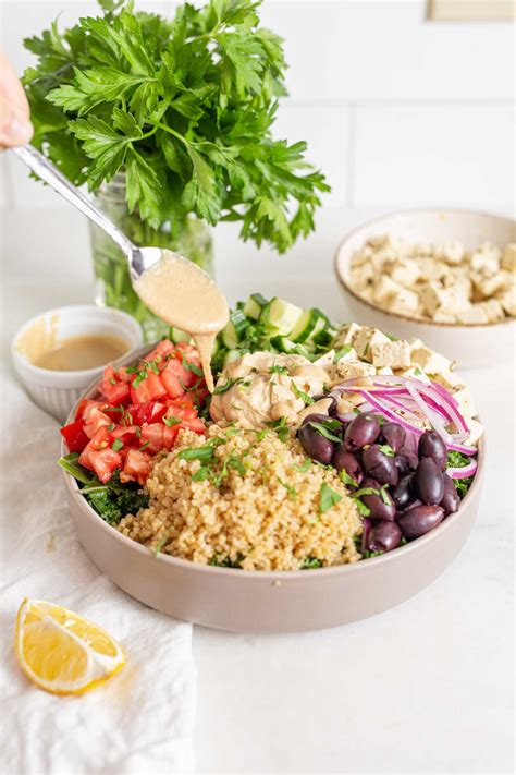 Vegan Mediterranean Quinoa Bowls Running On Real Food