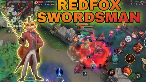 Redfox Swordsman Midline Autochess Moba Dota Mobile Auto Chess