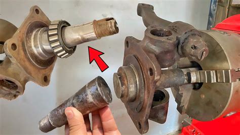 Repairing Broken Front Axle Spindle Of Heavy Duty Truck My Talented