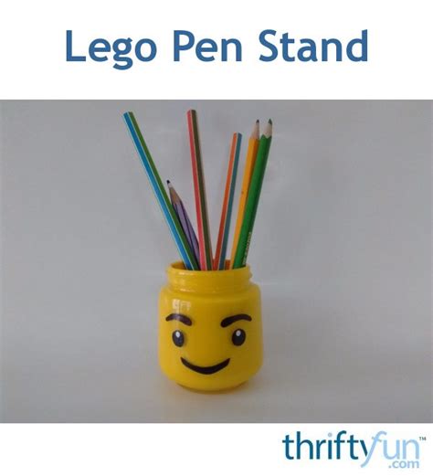 Lego Pen Stand | ThriftyFun