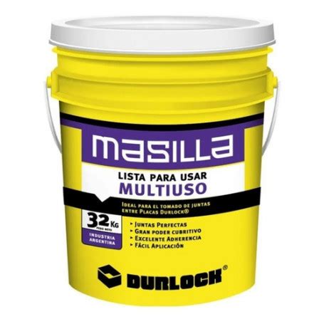 Masilla Durlock 32 Kg Lpu Multiuso Balde Lista Para Usar En Concordia