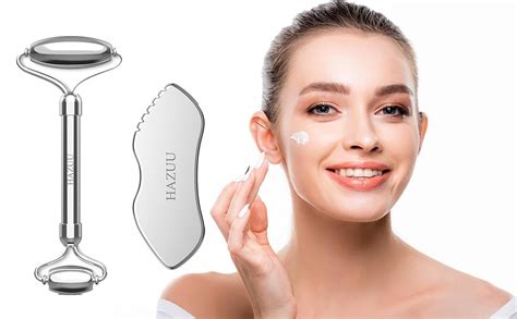 Stainless Steel Gua Sha And Face Rollers Metal Roller For