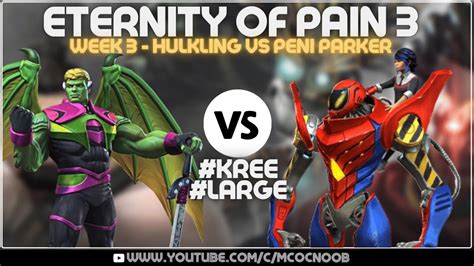 Eternity Of Pain Bargaining Week Hulkling Vs Peni Parker