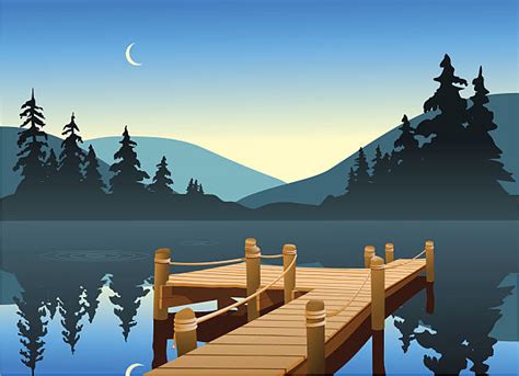 Boat Dock Illustrations Royalty Free Vector Graphics And Clip Art Istock