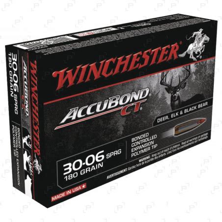 Cartouches Balles De Grande Chasse Winchester Accubond Ct Pour