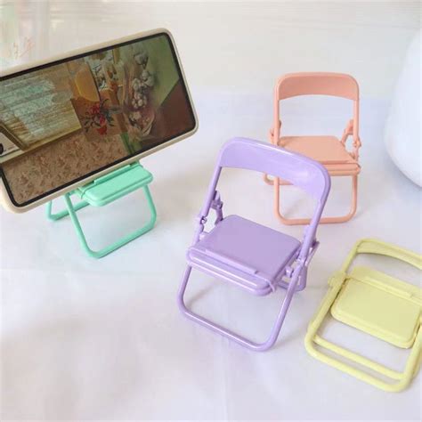 Jual Phone Holder Kursi Folding Chair Stand Holder Phone Universal