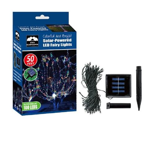 100-LED Solar Powered Fairy Lights