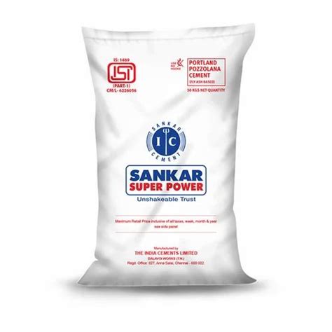 Grade: PPC and OPC 53 & OPC 43 Sankar Cements, 50 at best price in ...