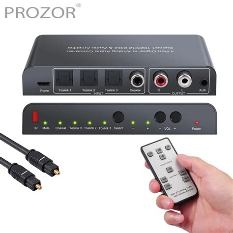 Prozor Optische Spdif Toslink Koaxial Toslink Schalter Digital Zu