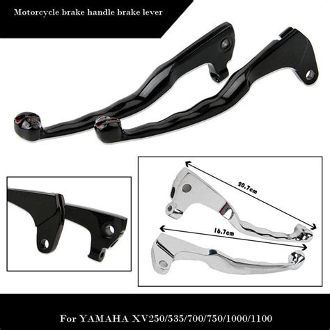 Satın alın Chrome Skull Brake Clutch Levers for Yamaha XV250 535 700