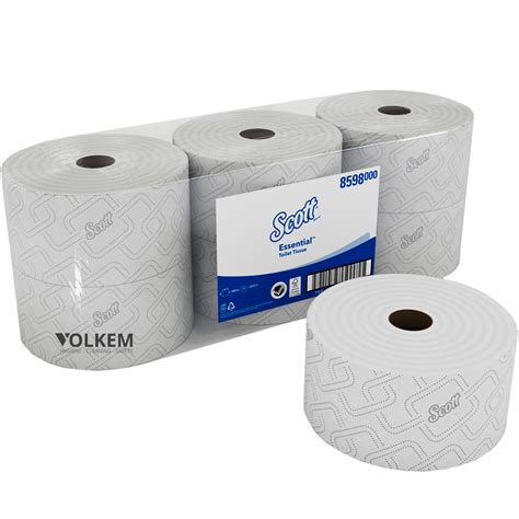 Scott Essential Jumbo Roll Toilet Tissue Pack Volkem