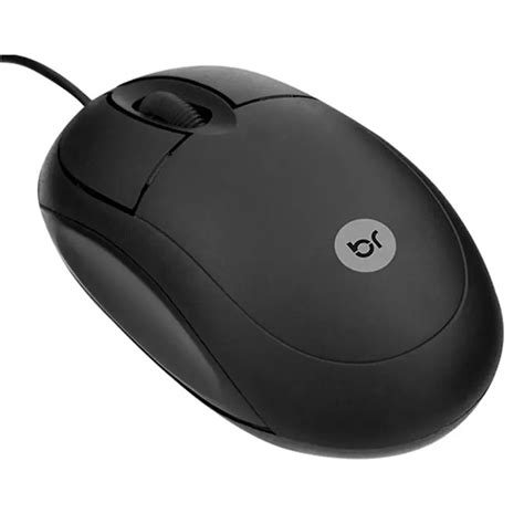 Mouse Usb Basic Ptico Preto Dpi Bright Lupel