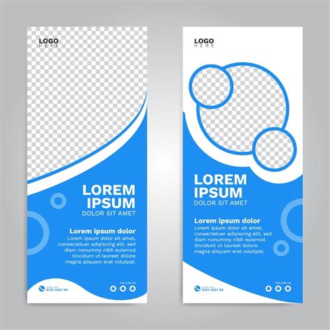 Premium Vector Simple Set Of Modern Vertical Banners