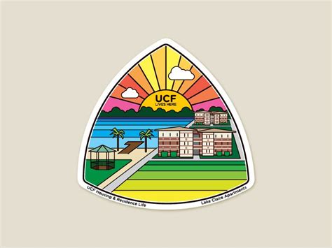 UCF Housing Sticker Series - Lake Claire Apartments by Shannon Calderon ...