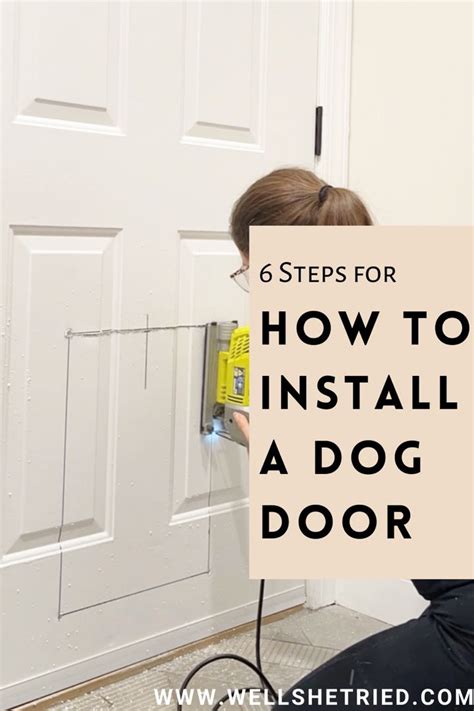 DIY Dog Door Installation in 2024 | Dog door, Dog door installation ...