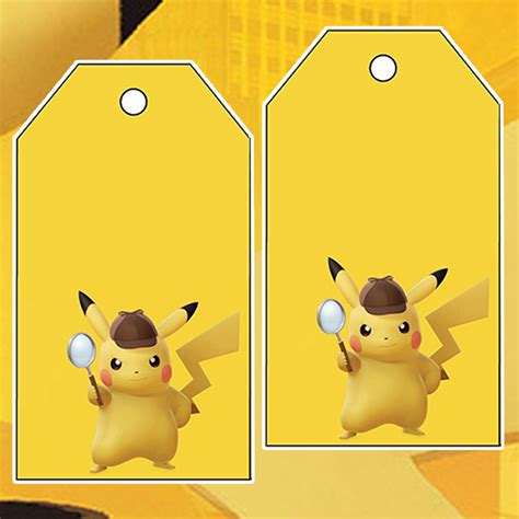 Daisy Celebrates Detective Pikachu Movie Birthday Party Printable Files