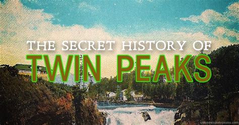 “The Secret History of Twin Peaks” Book By Mark Frost Due October 18 ...