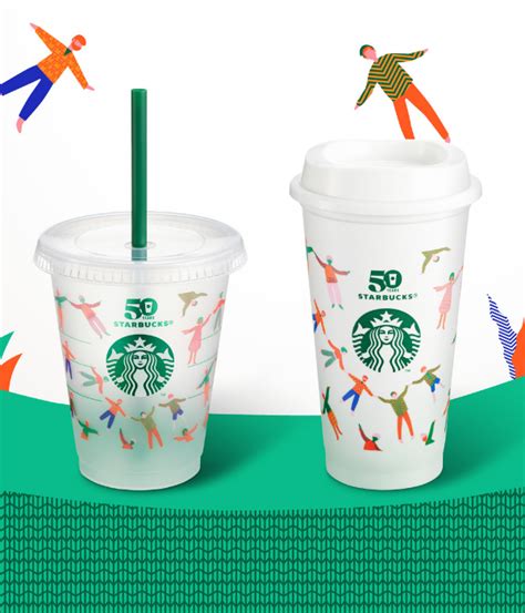 Starbucks Is Giving Out Reusable Cups For Their 50th Anniversary