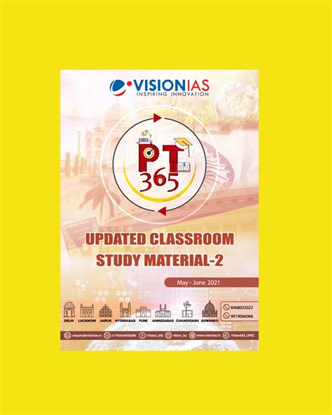 Vision Ias Updated Classroom Study Material Pt May June