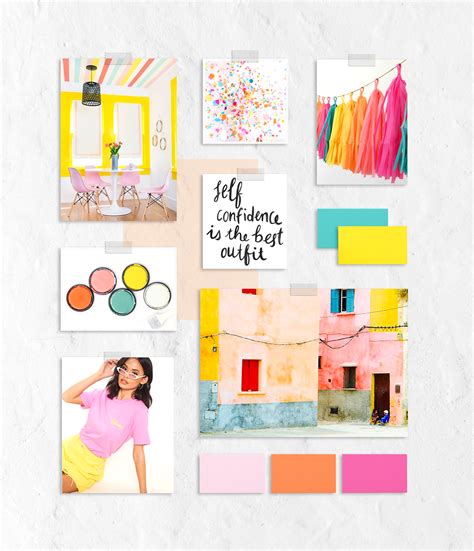 The Confident Babe Mood Board Color Branding Design Branding Mood Board Inspiration Brand