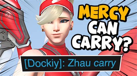 Mercy The Carry Grandmaster Mercy Overwatch Youtube