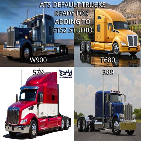 ats: ATS Default Truck Models For ETS2 Studio v 1 Trucks Mod für American Truck Simulator