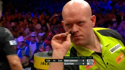 Pdc Darts On Twitter Van Gerwen Stays In It What A Finish From