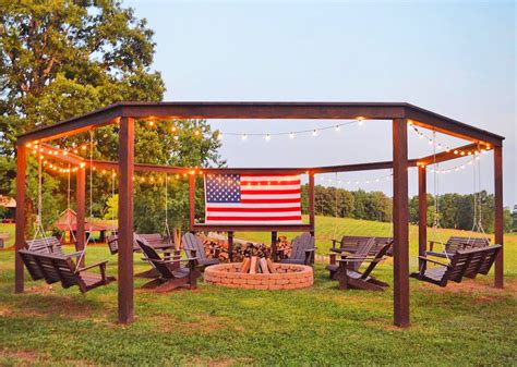 DIY Fire Pit Pergola Create Your Dream Outdoor Oasis Now