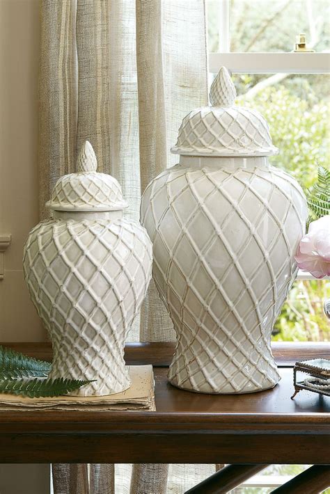 Lattice Ginger Jars A Charming Statement With Many Practical Uses