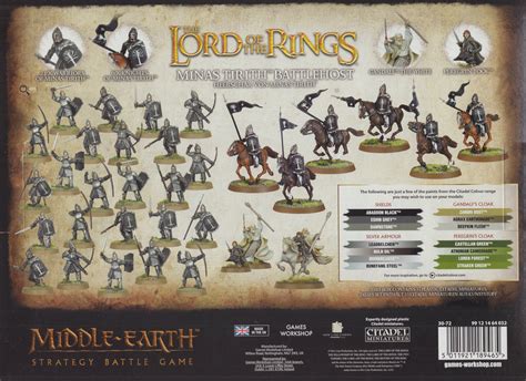 GAMES WORKSHOP MIDDLE EARTH STRATEGY BATTLE GAME THE LORD OF THE RINGS