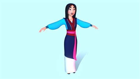 Mulan 3d Model By Everton Bohnenberger Bohnen 3efffdb Sketchfab