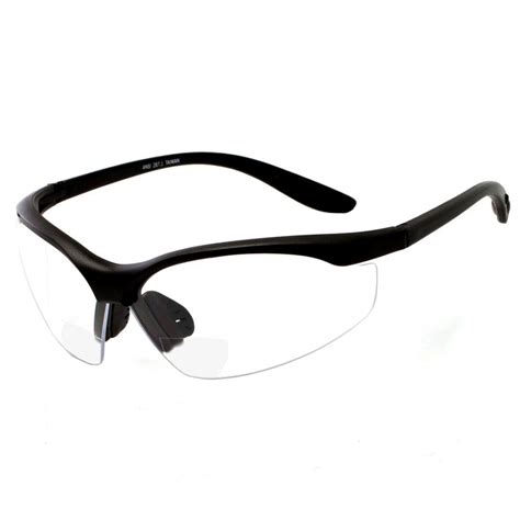 Bifocal Safety Reading Glasses Clear Reader Ansi Z871 Protection Shooting Power Ebay