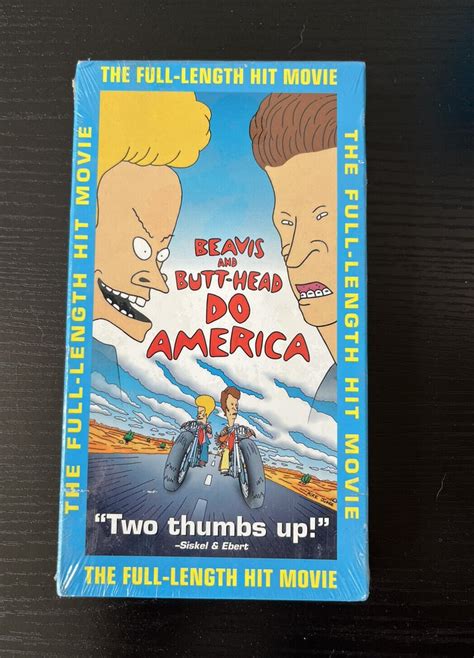 Vintage Beavis Butthead Do America Vhs New In Plastic Downtown