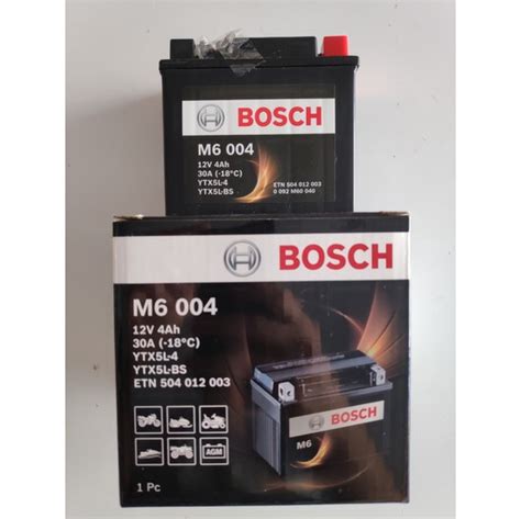 Bosch M6004 YTX5L BS 12 V 4 Amper Motosiklet Akü Fiyatı