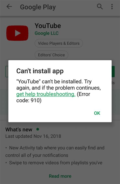 Fix Cant Install App Error Code On Google Play Store Techcult