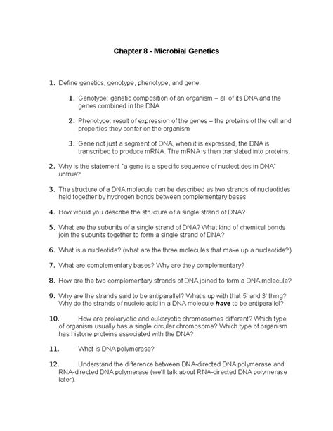 Chapter Practice Materials For Chemistry Chapter Microbial