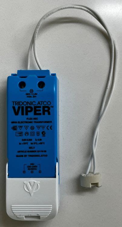 Niedervolt Trafo 12 V Tridonic Atco Viper 60 VA 15 Stück Kaufen